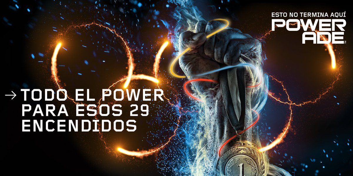 Dale un RT y manda fuerza a todos los  encendidos 🇪🇨 que van a participar esta semana en los Juegos Olímpicos de la Juventud. 💪 #EncendidosPowerade