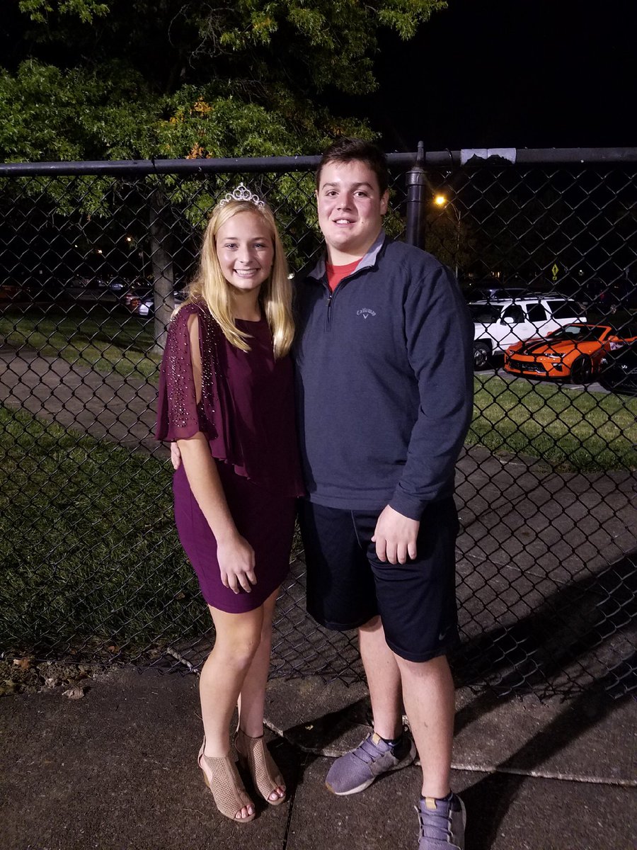 Congrats to my nephew's girlfriend , Megan! 2018 MHS Queen!#onceacard