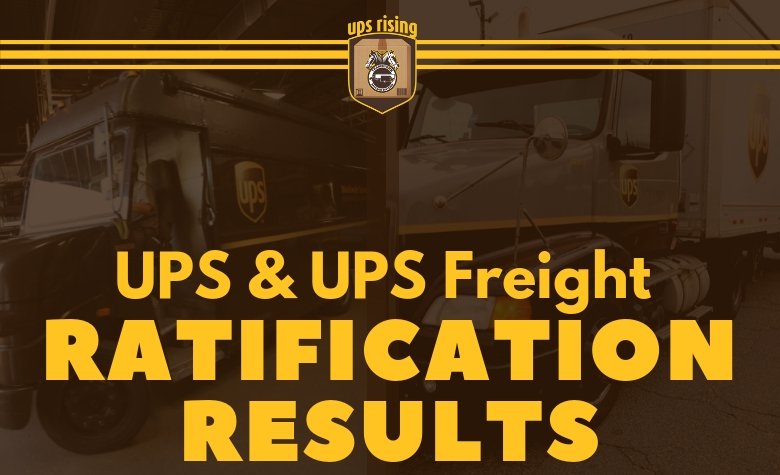 UPS and UPS Freight Contract Ratification Update. Read More Here: ibt.io/ratification <a href="/Teamsters/">Teamsters</a> <a href="/UPS/">UPS</a>