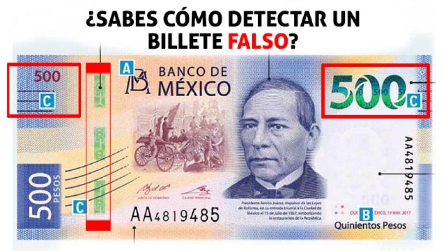 UniondeMorelos's tweet image. ¿Cómo identificar billetes falsos de $500 pesos? bit.ly/2BYx7yO