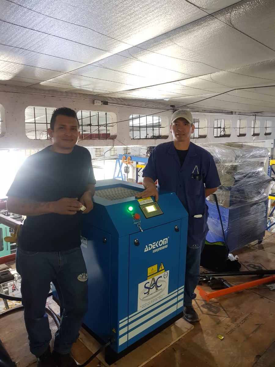 AliceAdekom's tweet image. Adekom screw compressor in Colombia 😉
#compressor #airsolution #Medical #packaging #Plastic