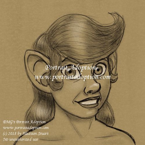 Did someone call for a halfling? This #PortraitAdoption from Madison Stuart is available for adoption at $12! buff.ly/2y3NGXj

#dnd #RPG #tabletop #roleplayinggames #tabletopgames #dungeonsanddragons #nerdgifts #gaming