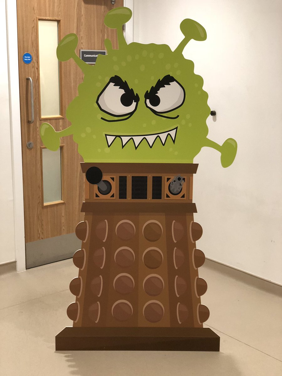 So 2 years ago today we launched #FluBusters at @CUH_NHS, that then became #FluBusters2 “the must see sequel of 2017” and finally that regenerated into #DoctorFlu. 

Look how far our little Flu Bug has come!