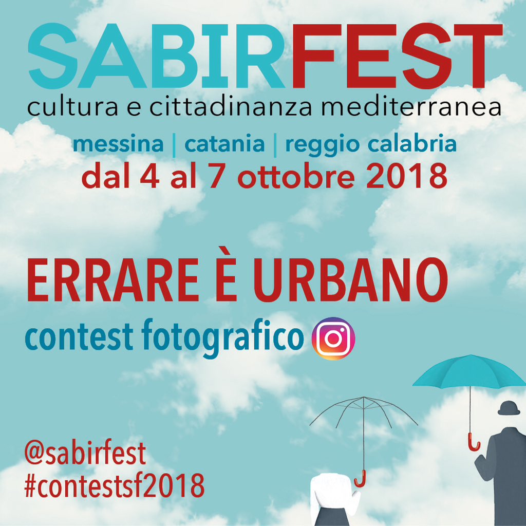 Avete tempo fino a domenica per partecipare al nostro contest fotografico #sabirfest2018 su Instagram <a href="/sabirfest/">SabirFest</a> con l'ashtag #contestsf2018. Sui nostri profili Instagram e Facebook tutte le info