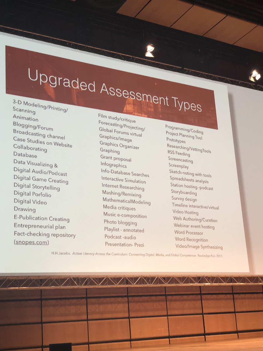 “I’d like to see instead of...” <a href="/HeidiHayesJacob/">Heidi Hayes Jacobs</a> How can we make assessment authentic?