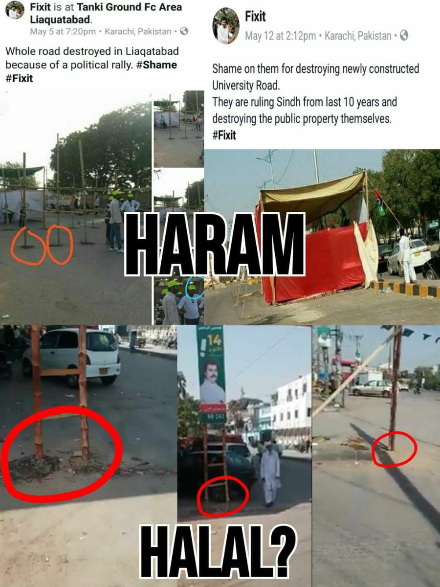 MR_faysu's tweet photo. Dhukkan chor #Phixit ki munafeqat mulahiza farmaye kal tak road par keel thoknay par dusron ko dars detu thy aaj yh munafiq khud wohi ker rha hai 👇👇 #NayaPakistan https://t.co/rWqjDb7REM