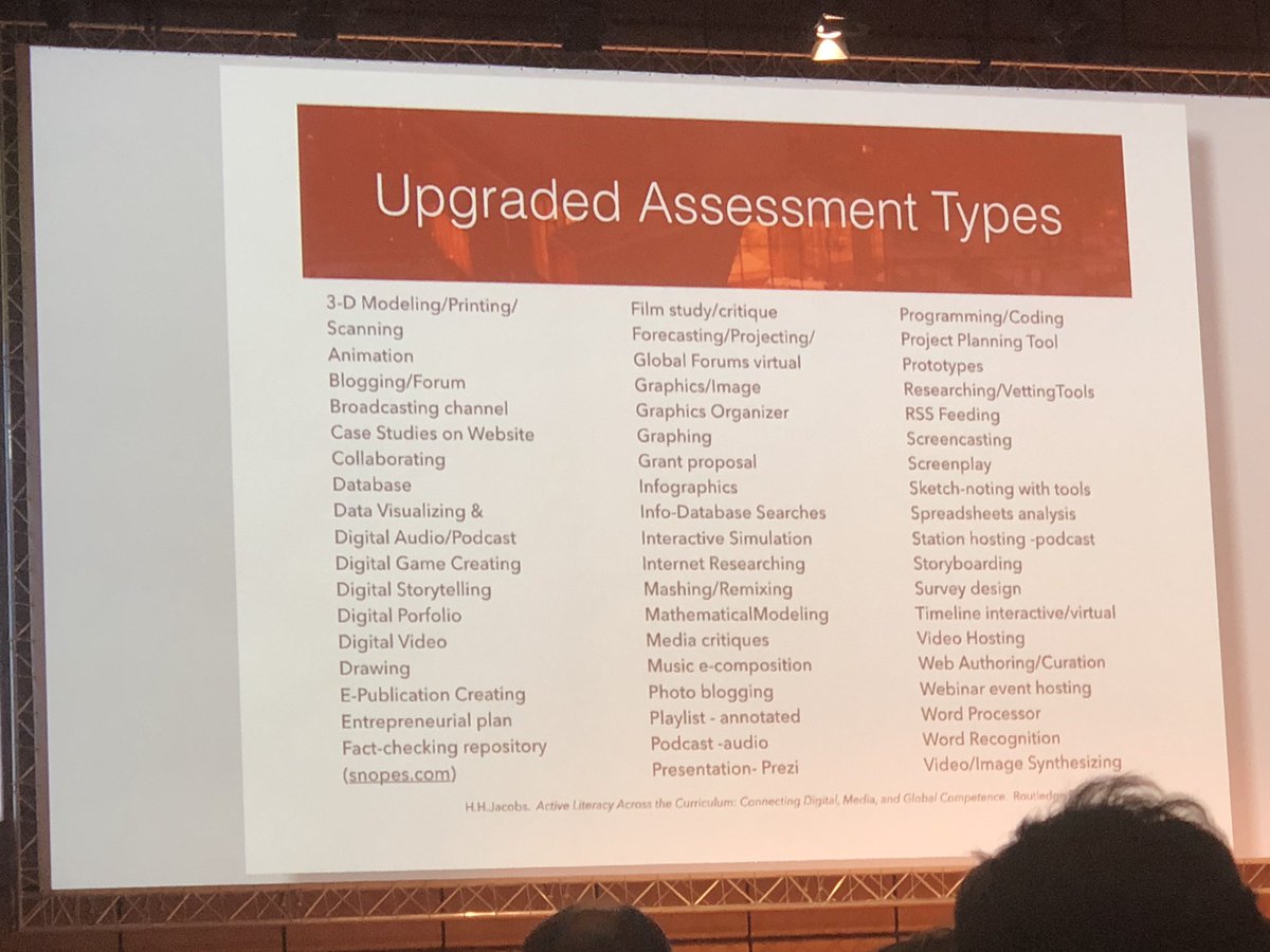 Lots of takeaways from <a href="/HeidiHayesJacob/">Heidi Hayes Jacobs</a>. #IBVI2018