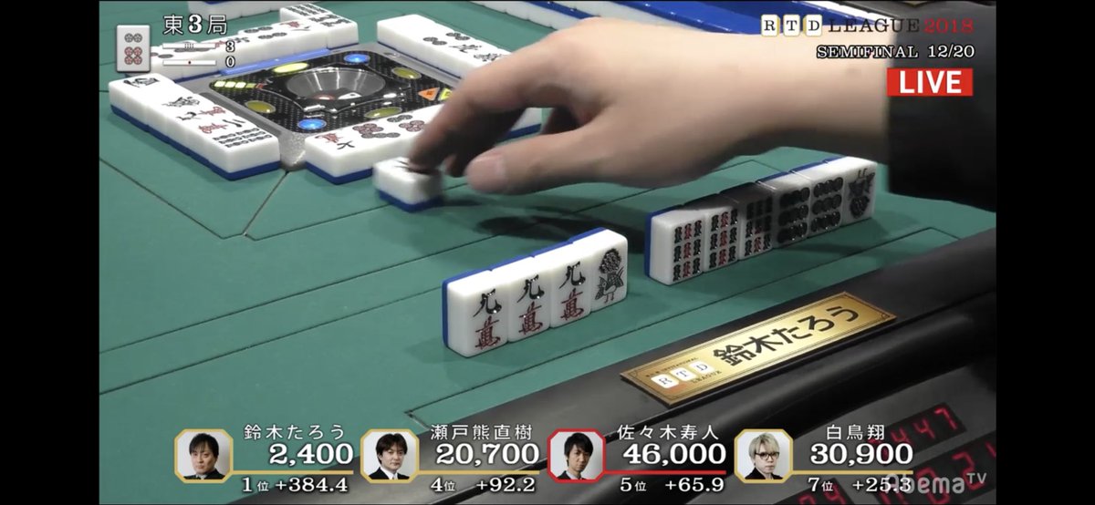 Abema麻雀ch アベマ Twitterren Rtd準決勝 速報 鈴木たろう 清老頭テンパイ中 あがれるか T Co T6o8nfczdd Abema麻雀ch アベマ Twitterren Rtd準決勝 速報 鈴木たろう 清老頭テンパイ中 あがれるか T Co T6o8nfczdd