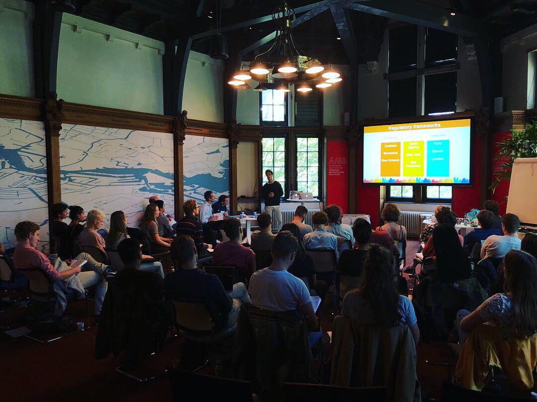 MADE_IT_ams's tweet photo. During the theme day focused on #Housing @AMS_institute, #MScMADE students and experts gave lectures on the #challenges in cities around the world. The lectures were followed by an excursion to  @ADMamsterdam, the largest cultural free-haven in The Netherlands. https://t.co/YjIJGDcf97