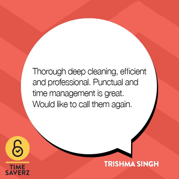 Wonderful beginnings to the season. #HappyCustomer. Log on to timesaverz.com / download app to organise your festive cleaning.