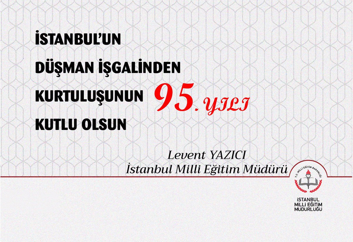#6EkimİstanbulunKurtulusu 
<a href="/tcmeb/">Millî Eğitim Bakanlığı</a> <a href="/memleventyazici/">Levent Yazıcı</a>
