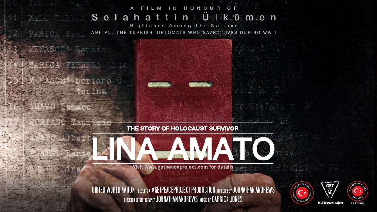 The #GETPeaceProject film The Story of Lina Amato showing at @bioscopetonight in October! Book Tickets Now goo.gl/asTTFF