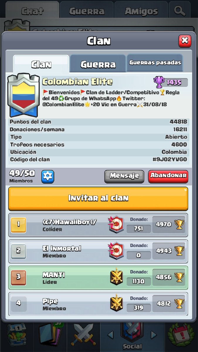 Colombian Elite tweet media