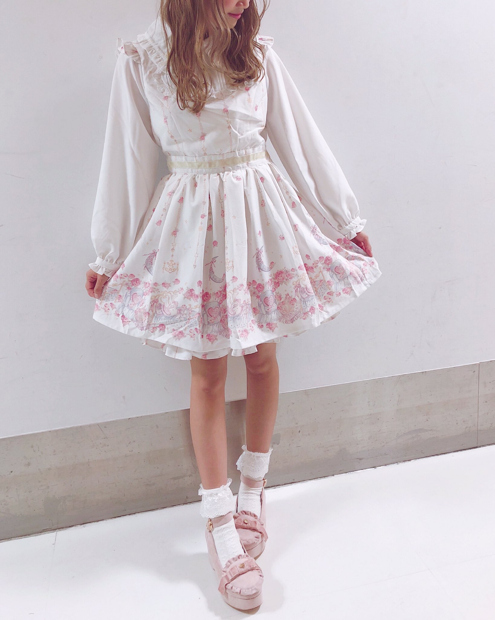 LIZLISA うさぎ柄 ワンピース LIZLISA うさぎ柄 ワンピース
