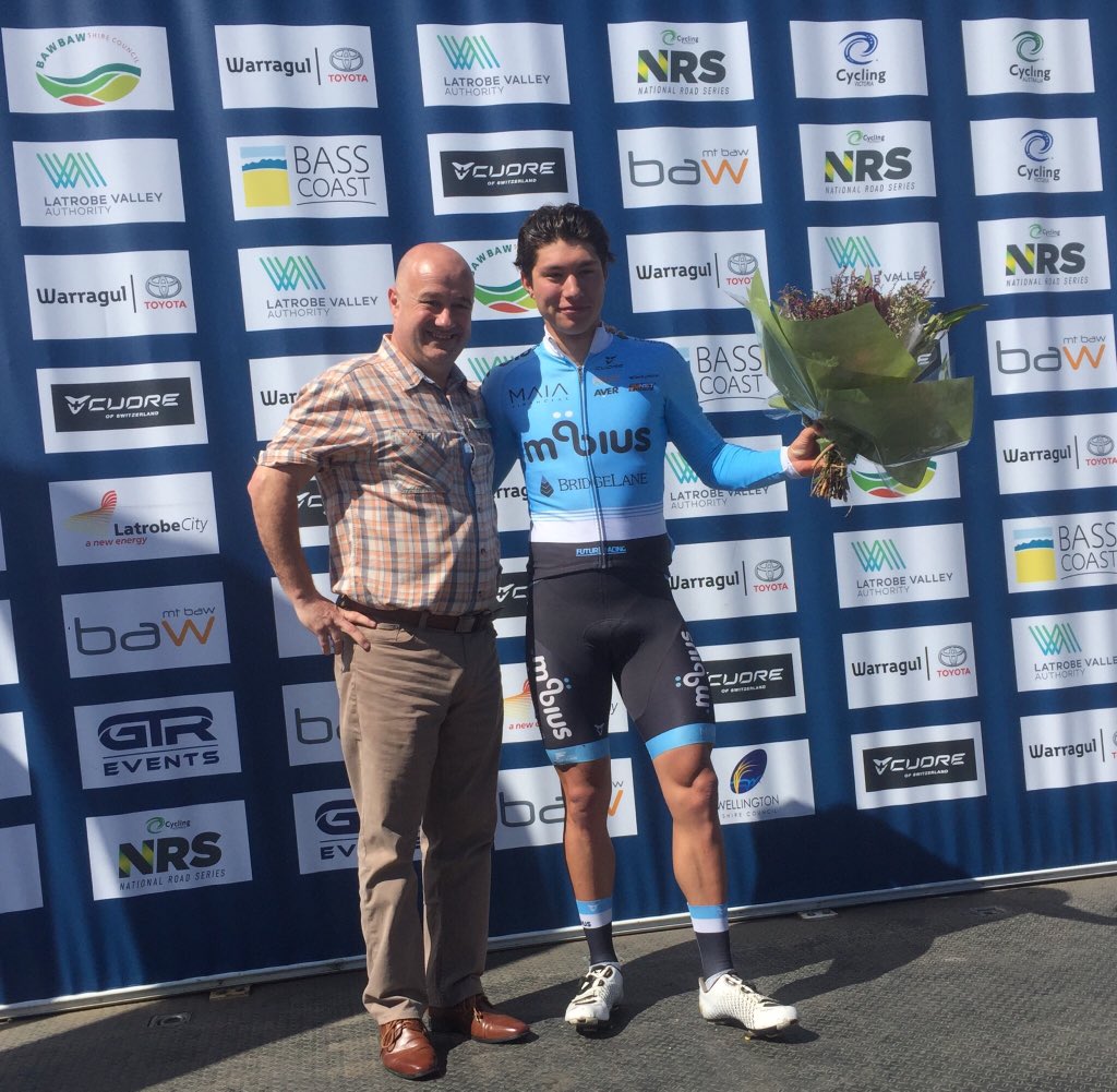 Albany Assassin strikes in Gippsland. 

<a href="/craig__wiggins/">Craig Wiggins</a> sprints to stage one victory on the Phillip Island Grand Prix course taking out his first ever @Nat_Road_Series stage victory. 

As well as the stage win, Craig now leads the overall and U23 competitions.