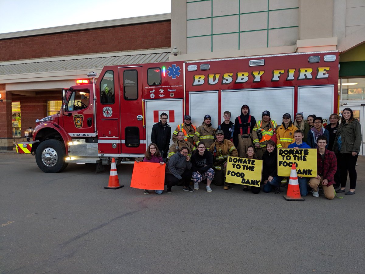 Thanks to the Religion 25 class, Busby and Pickardville Fire Depts for their efforts in the Food Drive! #ECSRD joy