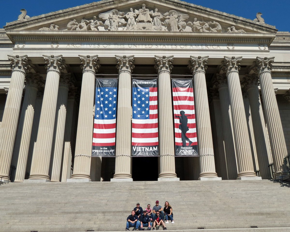 Just completed a great trip to DC with our AFJROTC cadet leadership team. Toured the White House, Capitol Bldg, Supreme Court, Arlington Cemetery, the Pentagon + more. Even checked out the Declaration of Independence and the Constitution at the National Archives!