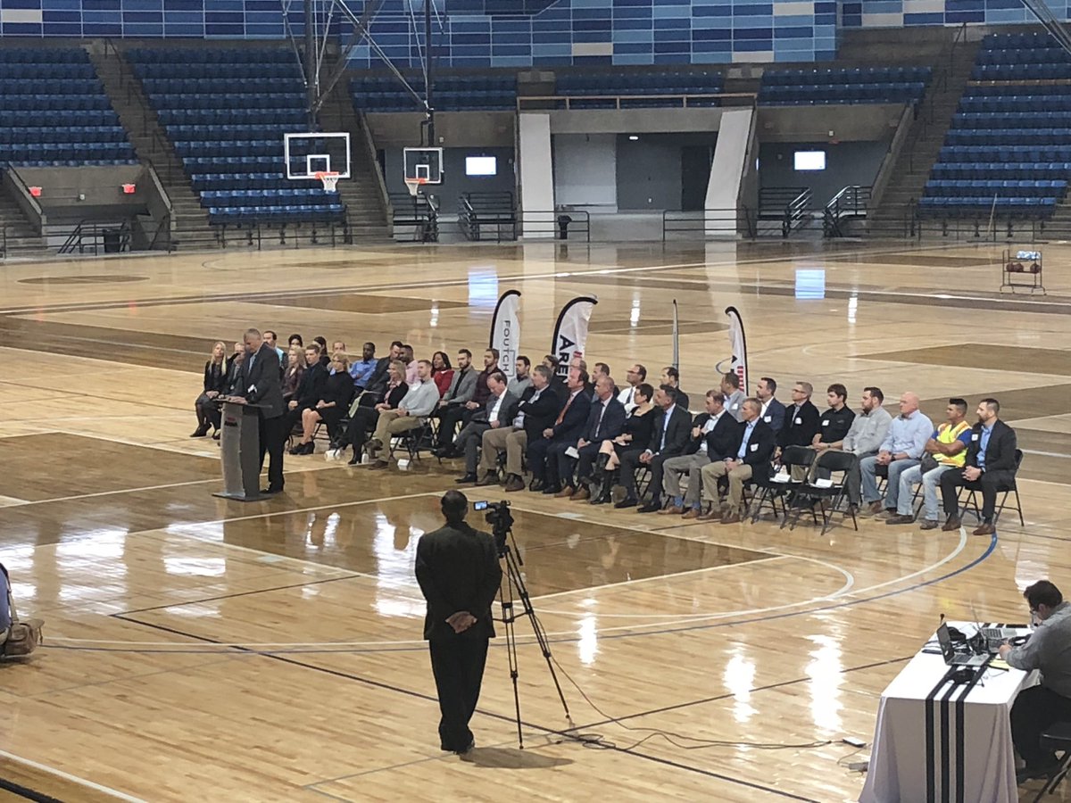 “Sports is an incentive for other avenues in life - mind, body &amp; spirit.  What part will you play?” <a href="/HyVeeArena/">Hy-Vee Arena</a> ribbon cutting <a href="/hendersonengs/">Henderson Engineers</a>  proud to partner w/ #FoutchBrothers <a href="/McCownGordon/">McCownGordon</a> <a href="/ttinc/">Thornton Tomasetti</a> @TBrowneInc <a href="/rosinpreserves/">Rosin Preservation</a>