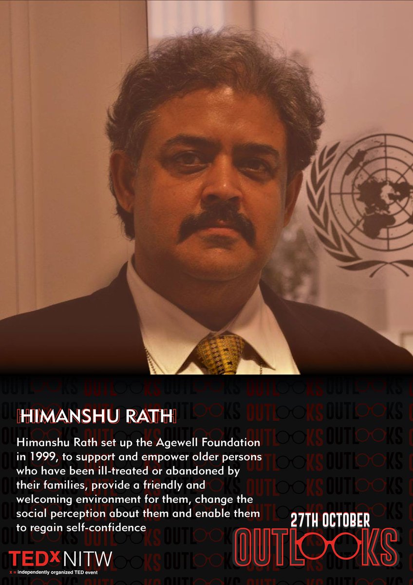 TEDxNITW's tweet photo. The next speaker in our incredible line-up is Mr Himanshu Rath.

Early Bird tickets on sale at https://t.co/Bew5fPWYlP https://t.co/eIMhYwOSen