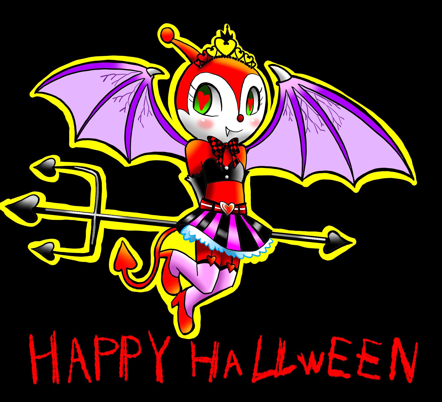 ট ইট র 岩田亜紀 ハロウィンイラスト ばいきんまん ドキンちゃん ホラーマン コキンちゃん