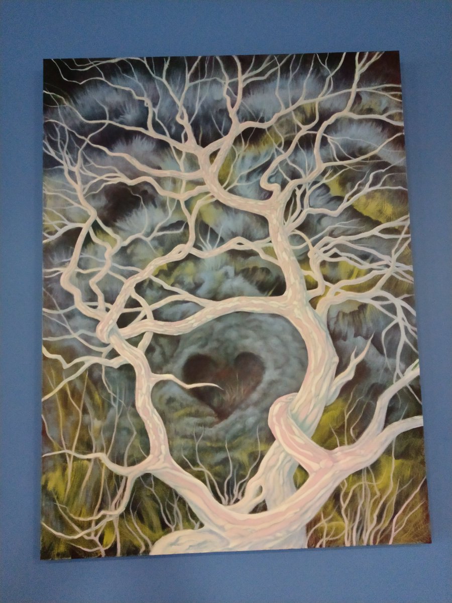spotsalonatx's tweet photo. Here at The Spot Salon we have been honored and lucky to have Alan Winter's paintings grace our walls. His work is original, beautiful, and will be on display for the month of October at the Lake Travis Community Library Gallery in Austin TX.

#SpotSalonAtx #AustinSalon #trees https://t.co/Wj64axMyR3