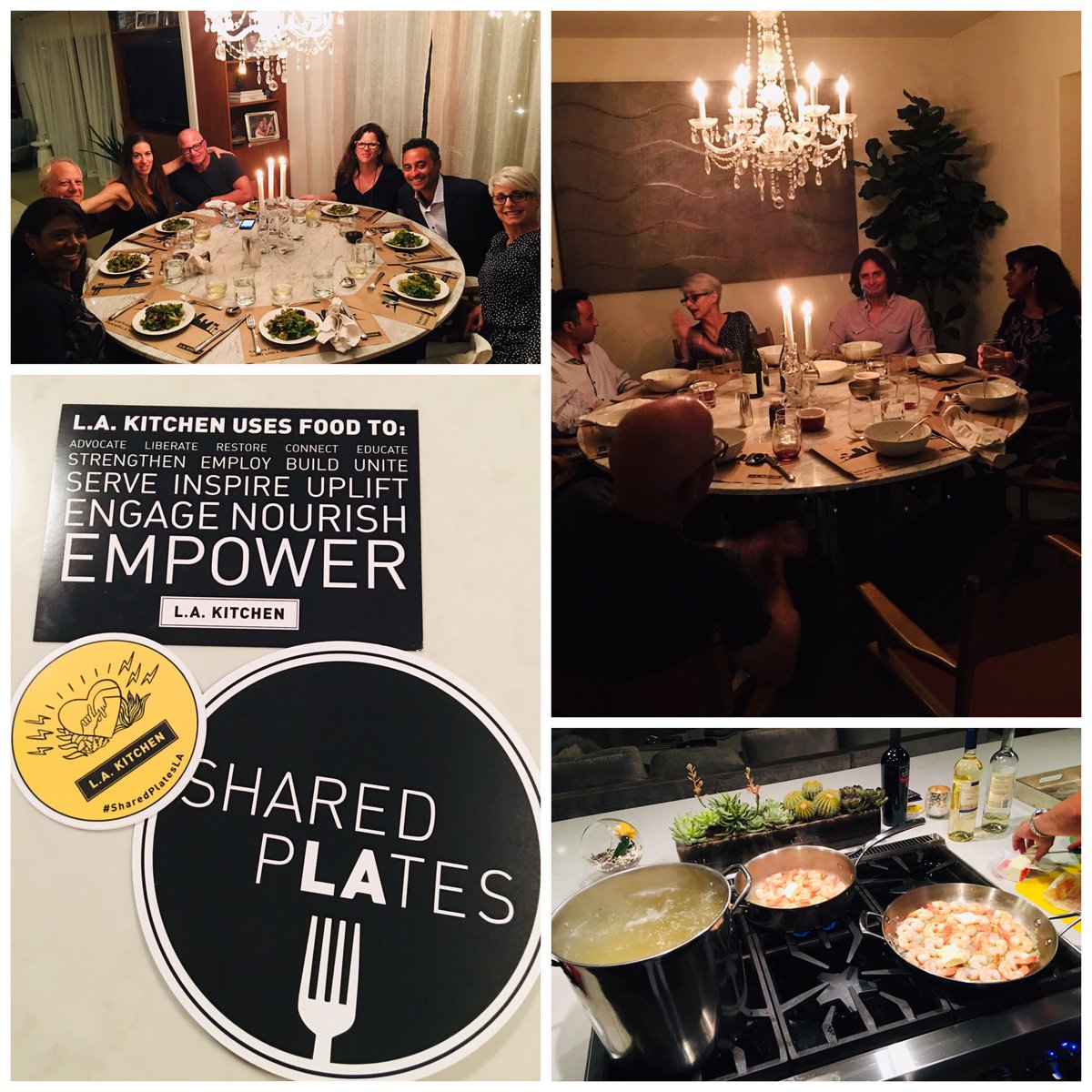 StarfishMarta's tweet photo. Such a special evening with ⁦@TheLAKitchen⁩ #SharedPlatesLA celebration! Everyone is so happy to be here and learn more about the beautiful #impact of the organization. #SocialEnterprise #philanthropy #friendship #LosAngeles ⁦@robertegger⁩ https://t.co/aYiEnMgFOB