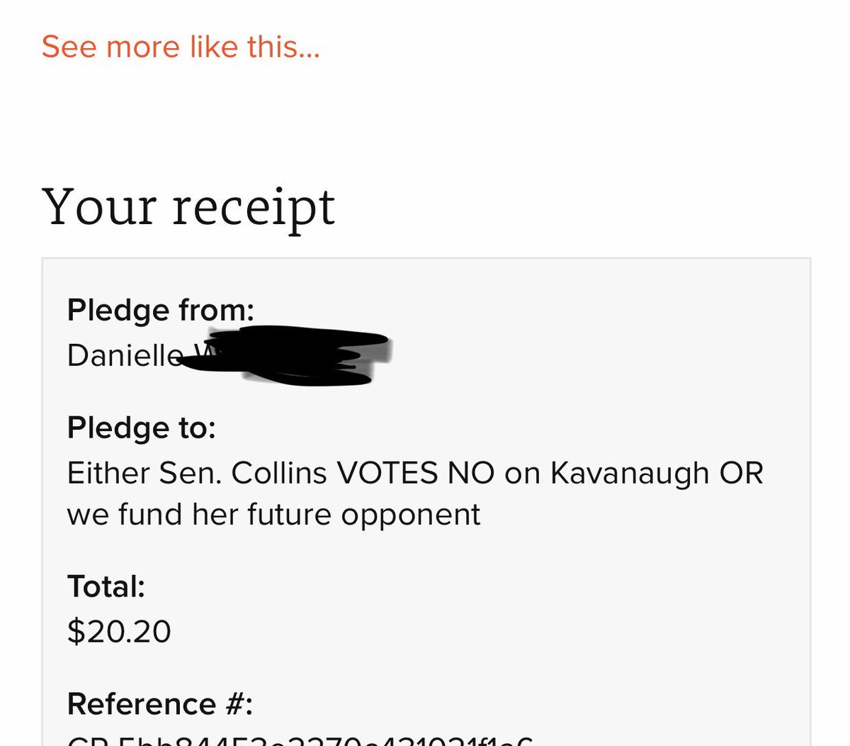 danib8000's tweet image. @SenatorCollins you are a huge disappointment! I don’t even live in your state but will do everything in my power to ensure you are not re-elected and that you can’t do anymore harm.  #traitor #VoteCollinsOut #spinelss #coward #dontgiveonedamnaboutwomen