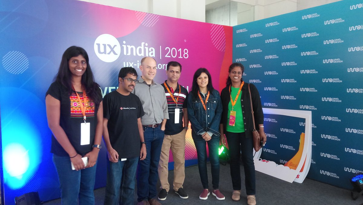 onlyvimc's tweet image. It&apos;s a small world!! 😊
Got to meet two wonderful people: Dan and Russ, who happened to be good friends of my officemate!!
#uxindia18
