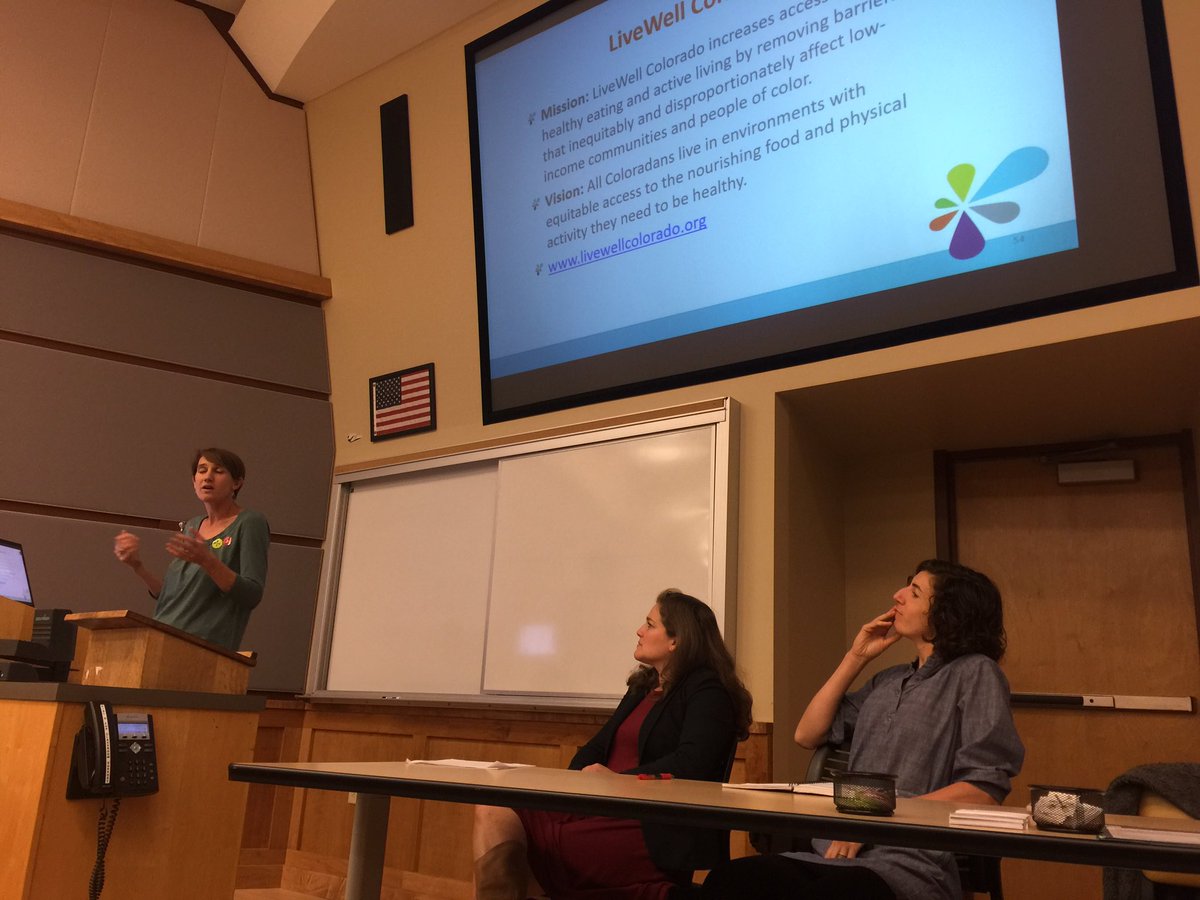 rebeccabr's tweet photo. Fantastic #farmtoschool seminar @CSU_foodsystems @CSUAgSci https://t.co/Nuttj2smp3