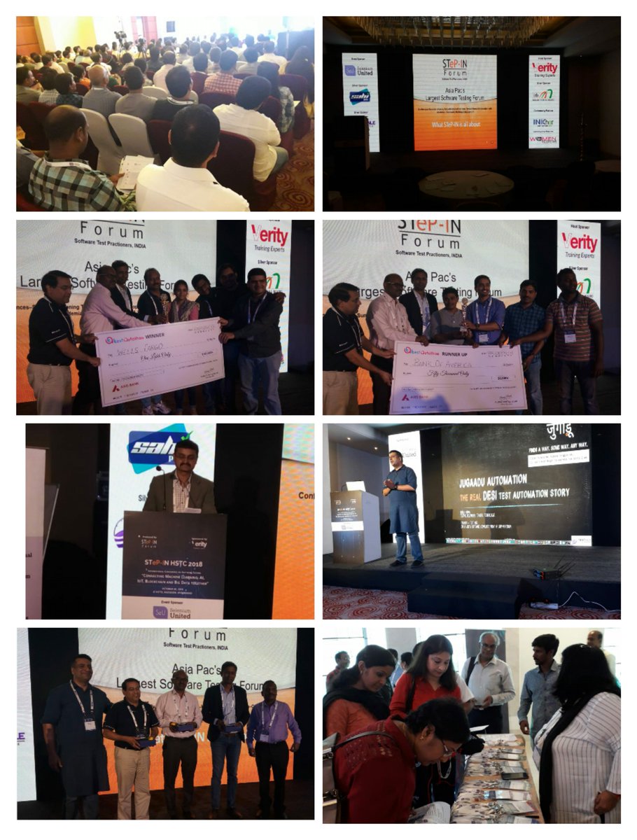 stepin_forum's tweet photo. #HSTC2018 & #TestAutothon2018 - We held a Test Automation Contest, Largest Hackathon for Software Testing in #Hyderabad on October 4. A lot of teams battled it out & Dared to take the Challenge. In the end, 2 teams emerged as Runners Up & Winner.
Check next tweet https://t.co/CxDL4pKhs7