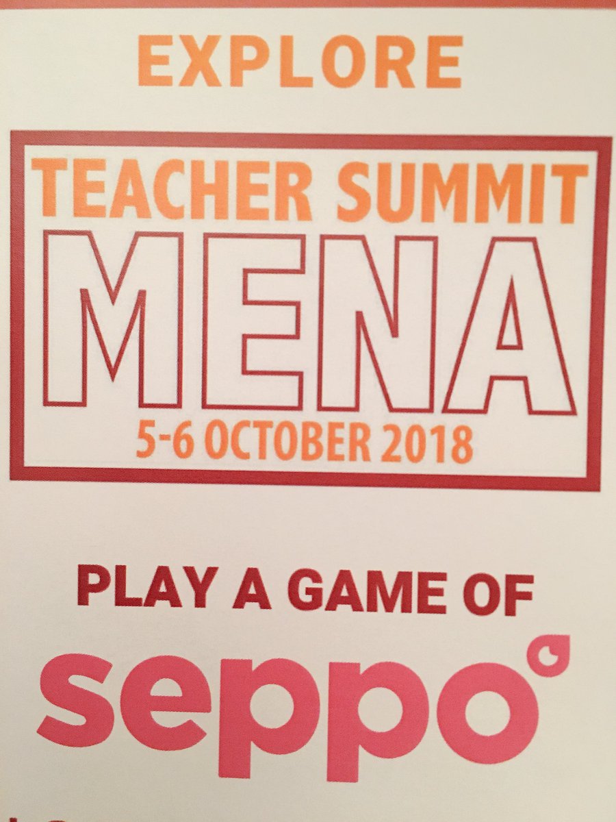 #MENATeacherSummit playing a game of @seppoio with @gccascd and @kdsl07
Bring gaming to your classroom without knowing code! @Mr_Lmeinen @rvis_bh