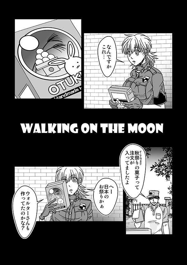 理亜 Walking On The Moon Hellsing ヘルシング セラス ベルナドット 漫画 T Co 8mm52vk0ye