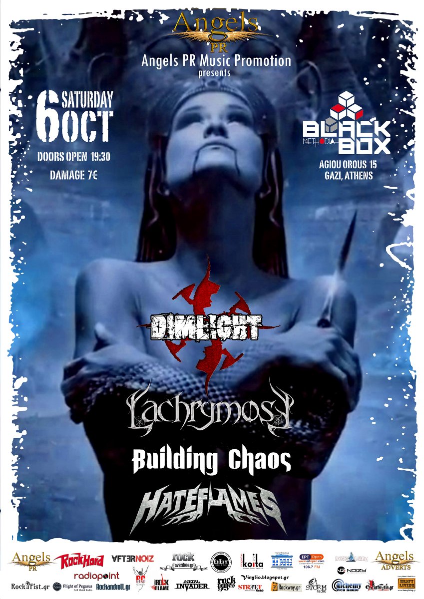 rockattitudegr's tweet image. Απόψε, Dimlight, Lachrymose, Building Chaos, Hateflames live @ Black Box Methodia
goo.gl/MYgdku

Δες όλα τα events στην Agenda του bbr:
bbrweb.com/p/agenda.html

#bbr #bbrwebCom