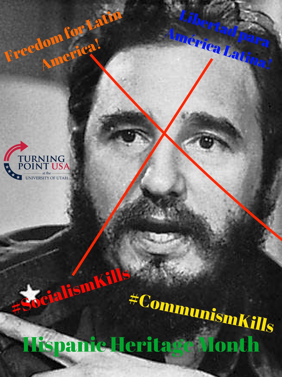 tpusautah's tweet photo. Not only do we want to fight for our freedoms in the United States, but even those in other countries. Socialism and communism DO kill. We have heard the stories that have escaped, especially in Latin America. Freedom for all! #SocialismSucks #BigGovSucks #HispanicHeritageMonth https://t.co/WVub2WgmMx