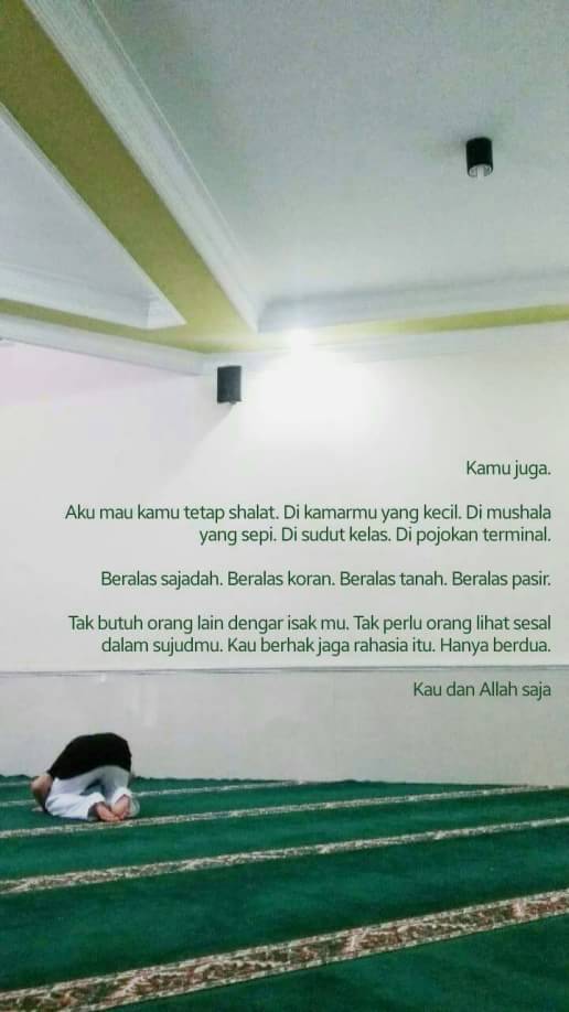 Dapat dari line. Bagus.