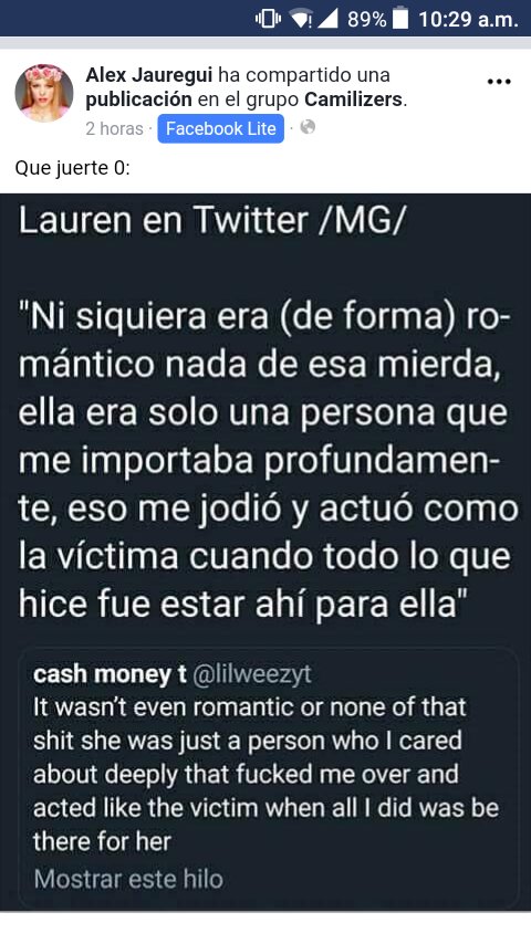 tuturitamarmar's tweet photo. #camren  icónico, aveces siento que si amamos a una persona de verdad, esa amor nunca de irá. https://t.co/bUKUg03qrx