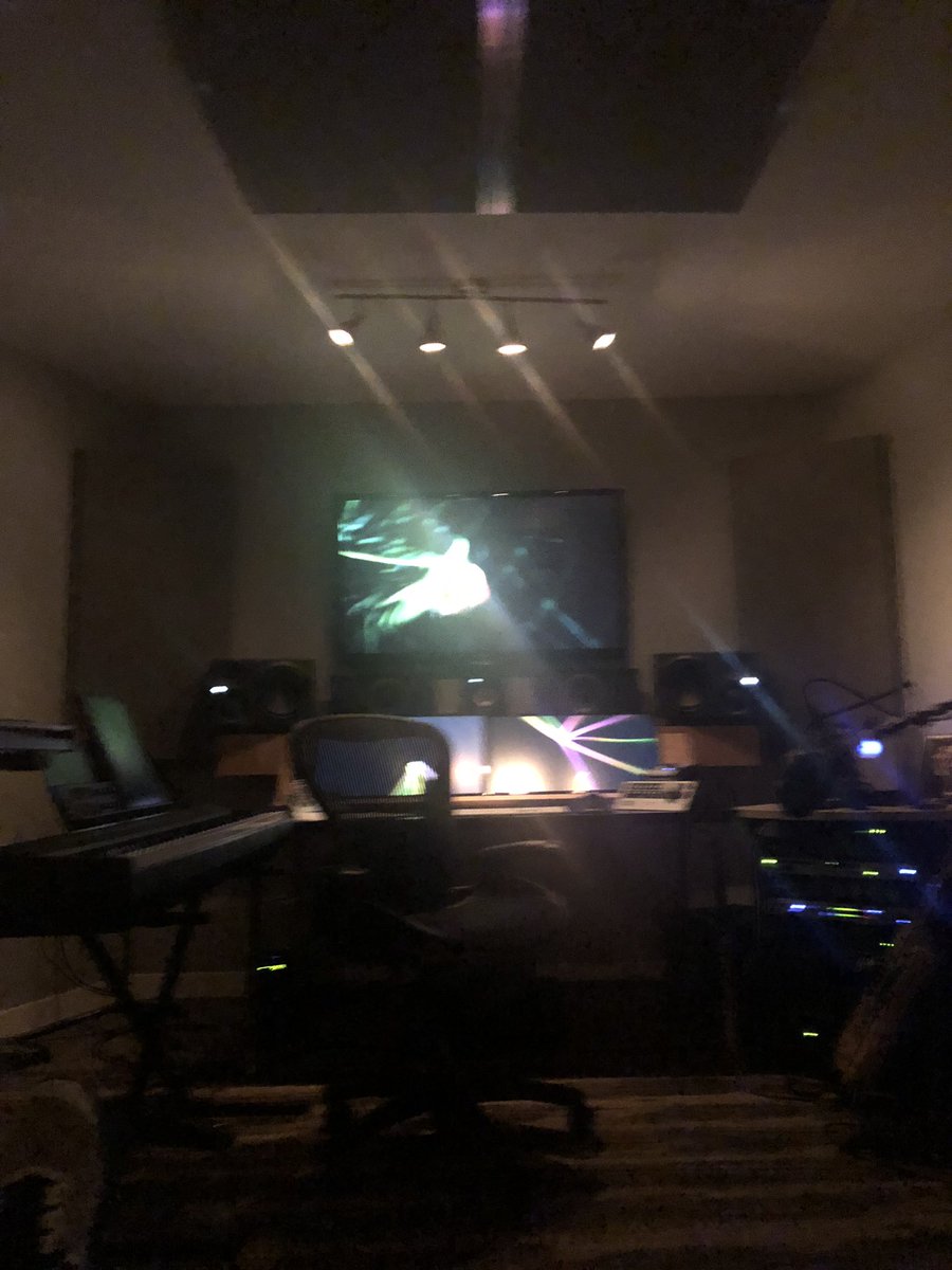 Back on Twitter!  Yes!  After a days work on Private Eyes Season 3 this is what studio looks like #PrivateEyes