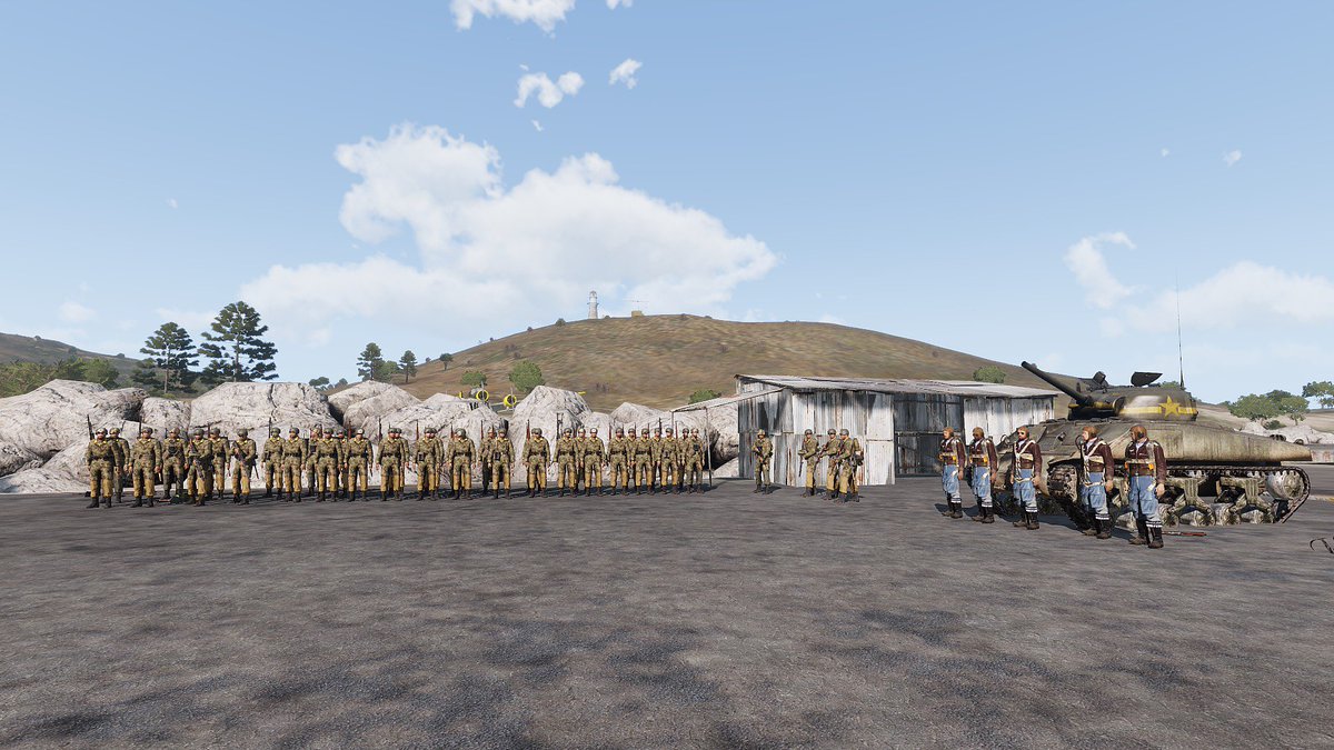 SpecOpsBrigade's tweet photo. Wir danken allen Clans, die zum Erfolg des letzten Iron-Front-Events beigetragen haben. #OperationMerkur verlief erfolgreich und die griechische Insel Altis konnte unter geringen Verlusten genommen werden. #arma3 #sob #sobevent https://t.co/knMCtbMNwo