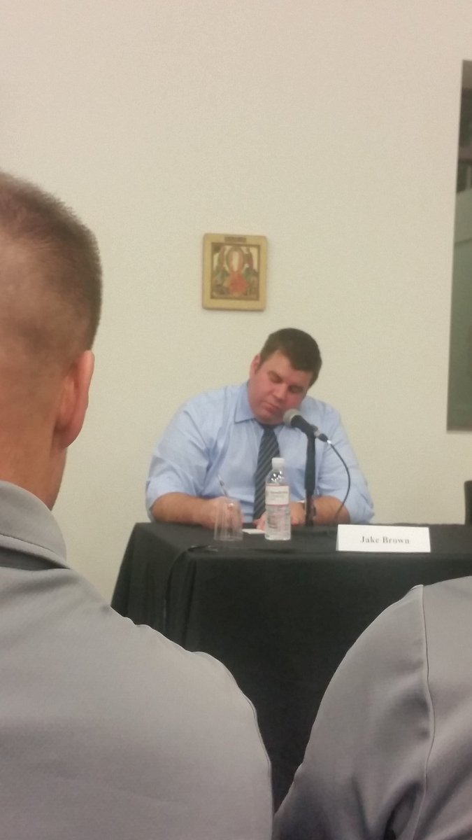 JacobBrownAZ's tweet photo. Thanks to @BenUMesa for hosting us last night at the city council debate. It was especially fun for me since I teach there. Discussed many topics for our community including housing, business development, public safety, and finances. I love Mesa, but we can do better. https://t.co/f1SCfiznLz