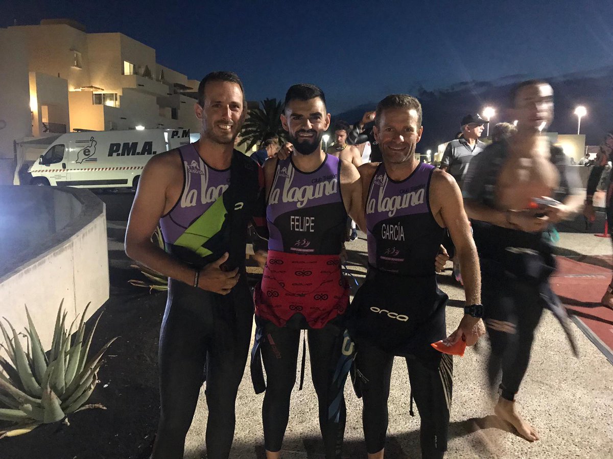 B.días! Nuestros triatletas <a href="/Airam_Yiyo/">Airam Felipe Pérez</a> David y Rafa ya están listos para darlo todoben <a href="/clublasanta/">Club La Santa</a> <a href="/IRONMANtri/">IRONMAN Triathlon</a> #70.3 fuerza compañeros!! Nuestro municipio bien representado @DeporteLagunero <a href="/aytolalaguna_es/">Ayuntamiento de La Laguna</a>