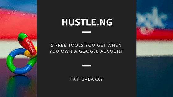 5 Free Tools You Get When You Own A Google Account  rviv.ly/vehqzN