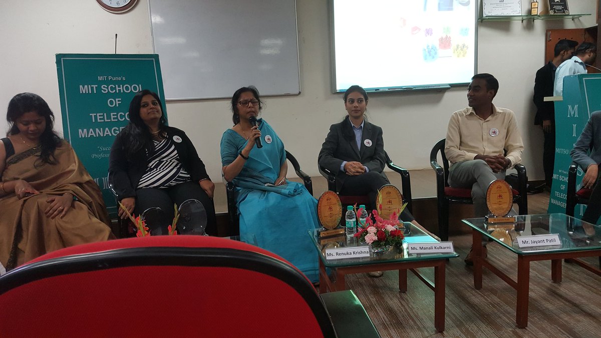 inteliment's tweet photo. Technology is not taking away jobs, its creating new opportunities in diverse areas for aspiring people. Balancing #People &amp; #Technology improves business productivity and enriches lives ~ @Manali_1812 #inteliment 

Panel discussion @MIT_SOT https://t.co/2192cl62Eu