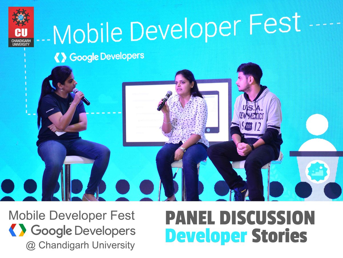 Chandigarh_uni's tweet photo. #GoogleAtChandigarhUniversity
#MobileDevelopersFest #MDF at #ChandigarhUniversity
Renowned App Developers interacted with CU students during the #Google Mobile Developers Fest, where they presented their journey of developing and marketing of their apps that made them successful https://t.co/OGaBrMvUGA