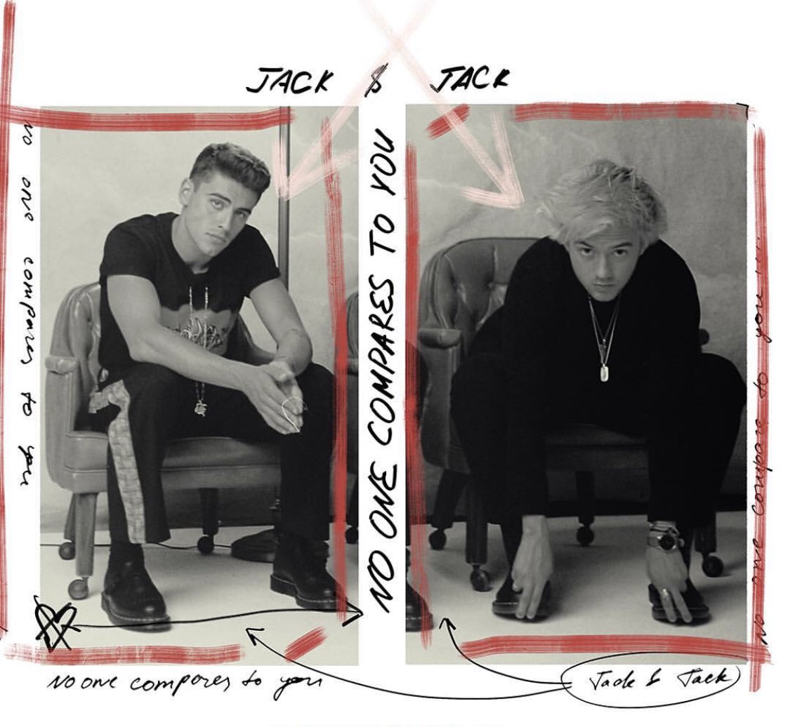Huge congratulations to <a href="/JackAndJack/">J&J</a> for the release of ‘No One Compares to You’, super heavy!