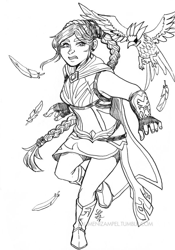 lumenizampel's tweet photo. INKTOBER WEEK 1, DAYS 5-7
day 5: runaway
day 6: drooling
day 7: sunshine
#inktober #inktober2018 #graphinktober2018 #graphinktober #paladins #paladinsart https://t.co/CDRBXpf48G