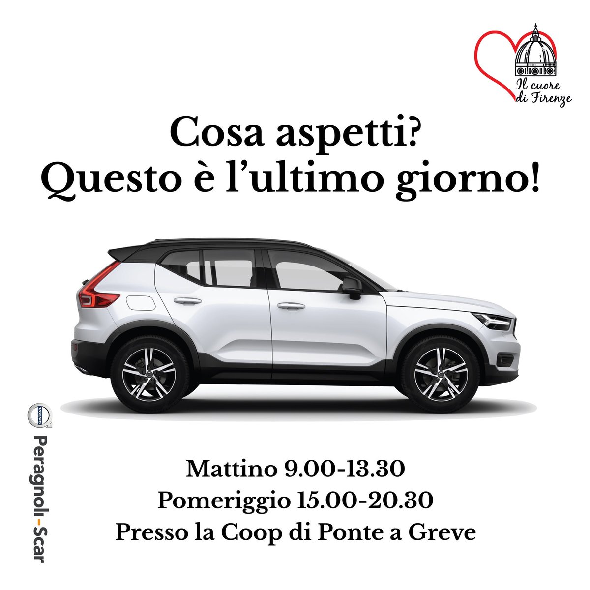 Non l’hai ancora vista? Vieni a scoprire tutte le novità della nuova Volvo XC40 🚙 Potresti essere il fortunato vincitore della lotteria #ilcuoredifirenze 🎟 Non hai preso i biglietti? Che aspetti?