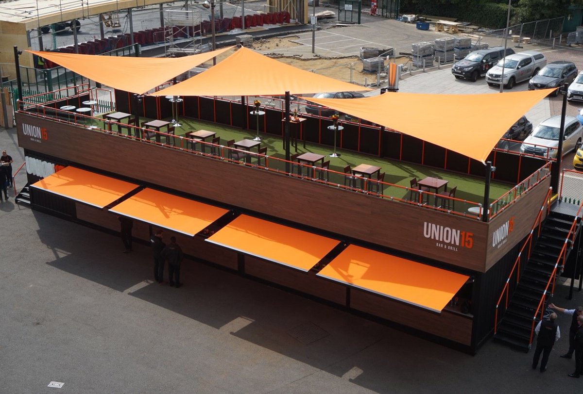 Freemans_EP's tweet photo. Today is the day! The #Union15 Bar &amp; Grill is now open for business. If you’re at @TwickersEvents today why not pop along and try out the exciting new menu from our upstairs seating area https://t.co/ywp2UYAH8S