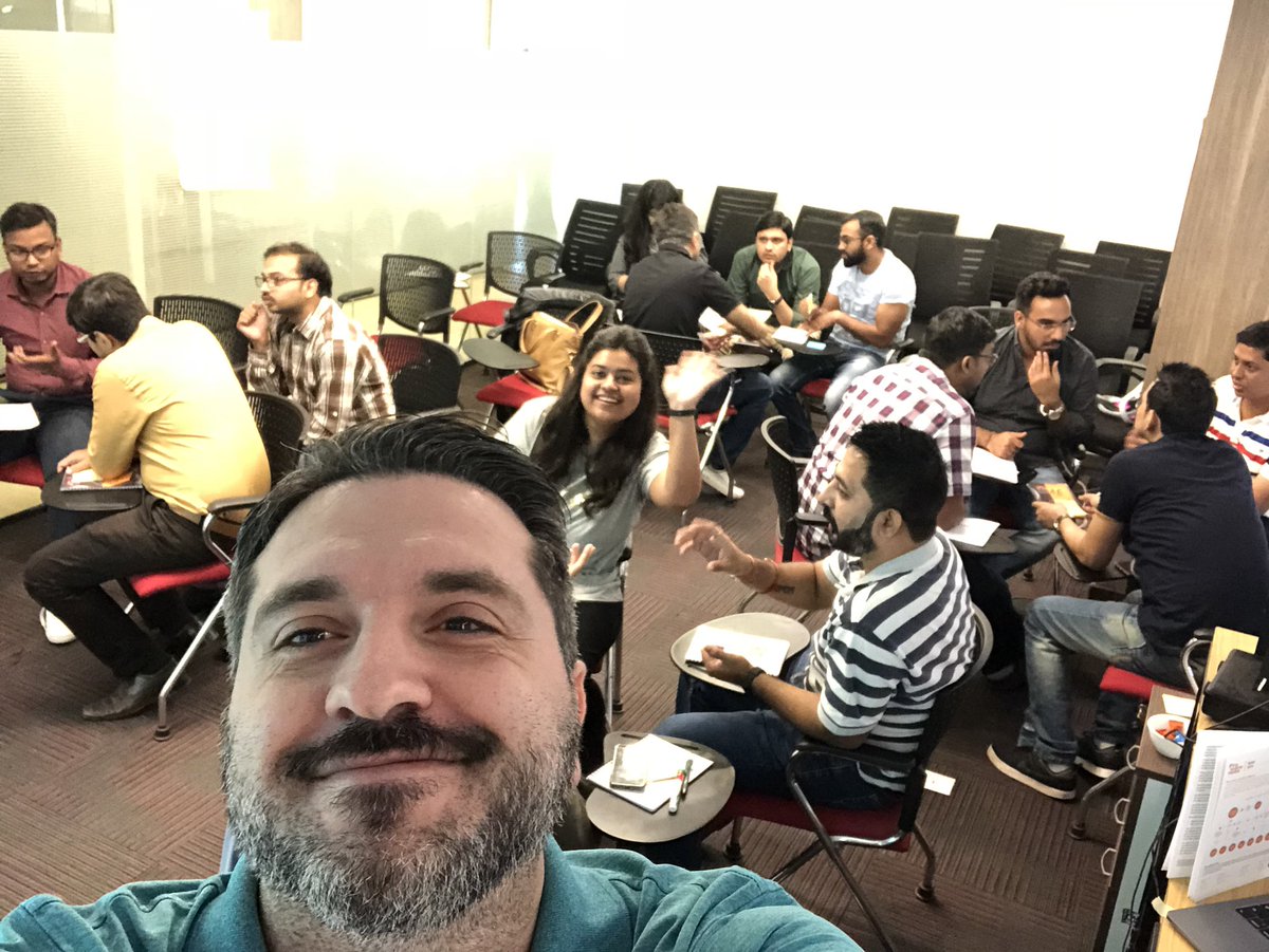 tassopsarros's tweet photo. First @Scrumdotorg #PSPO public training in India for me. Energetic group and great discussions with 37 degrees C outside. Committed and fun group! https://t.co/imTp9tGOQz