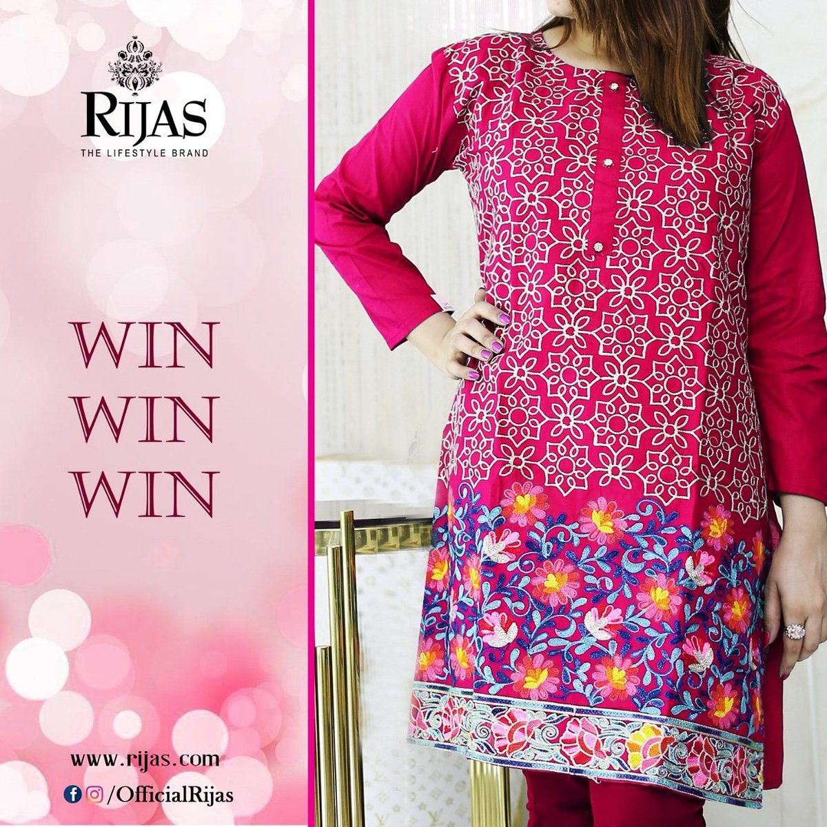 officialrijas's tweet image. Helloo Everyone !!
Follow These Simple Steps &amp;amp; 
WIN KURTI
1: Like us on Facebook &amp;amp; Instagram
2: Tag 5 Friends in Comment Bellow 
3: Share this post on your time line..
We will Randomly choose Lucky Winner SO HURRY-UP LIKE SHARE &amp;amp; TAG
 #rijasbrand #Rijas #giveaway #giveaway