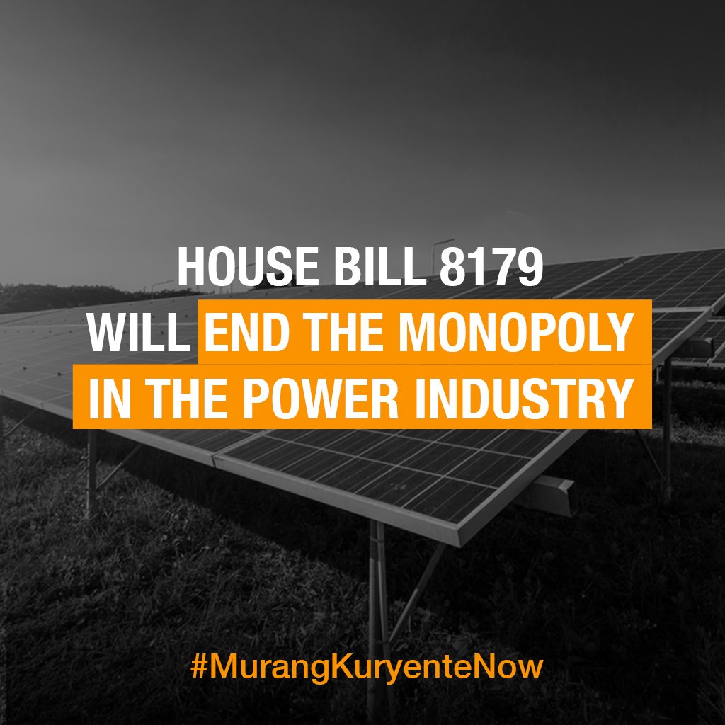 SolarPSB's tweet photo. Congress can soon vote on House Bill 8179. A 'YES' vote means cheaper, reliable, and clean electricity for more Filipinos.

Tag your congressman and ask for support. Know more at https://t.co/jPP1zpHaTr.

#MurangKuryenteNow
#SolarParaSaBayan https://t.co/pfEDSNKInZ